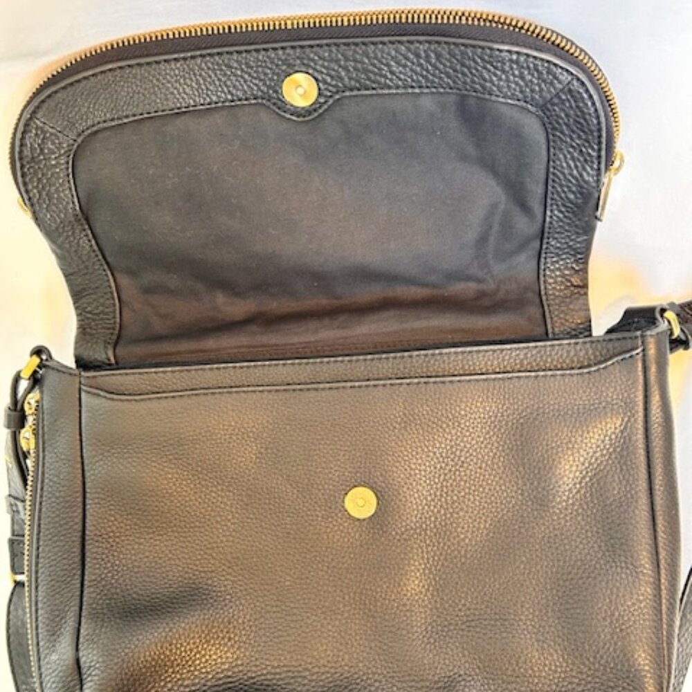 Fossil Leather Patchwork Colorblock Crossbody Bag… - image 8